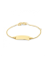 Graveerarmband, 9krt. geel-kleurig (verstelbaar: 9-11cm.-baby) - 24754