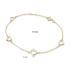 Armband, 14krt.goud met hartjes (lengte: 17-19cm.) - 24764