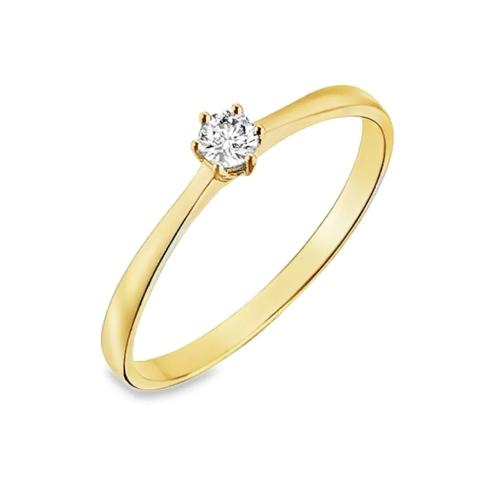 Ring, 9karaat met zirkonia - 24790