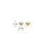 Oorknoppen, 9 karaat hart 4mm. - 24803