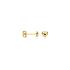 Oorknoppen, 9 karaat hart 4mm. - 24803