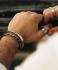 TAJ AMSTERDAM Zilveren Cuf Herenarmband JEBEL (one-size - 6,5mm.breed) - 24874