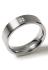 Boccia Ring, titanium model 0101-12 breedte: 6mm. met diamant 0,02ct. (maat 54) - 8099