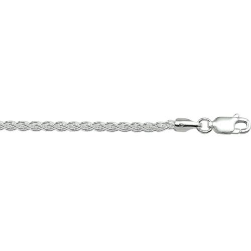 HC Collier, zilver gerhodineerd palmier 2,4mm. (lengte: 45cm.) - 9496