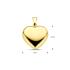 Hanger, 14krt.goud hart (16mm.) - 9535