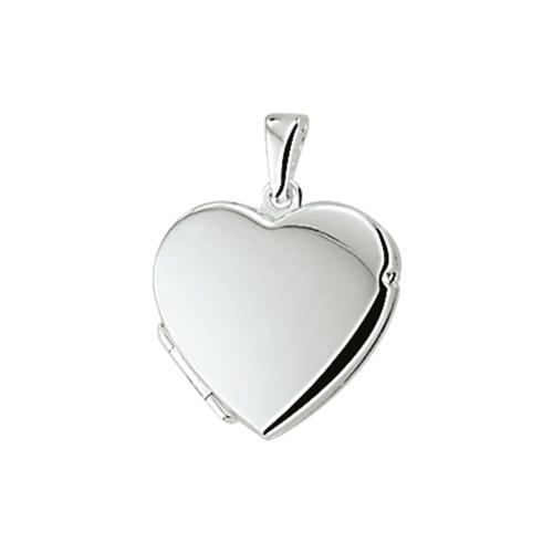 HC Medaillon, zilver hart 17,7x18mm. - 9794