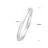 Bangle, zilver mret dopsluiting vlakke buis 5mm. (diameter: 60mm.) - 9831