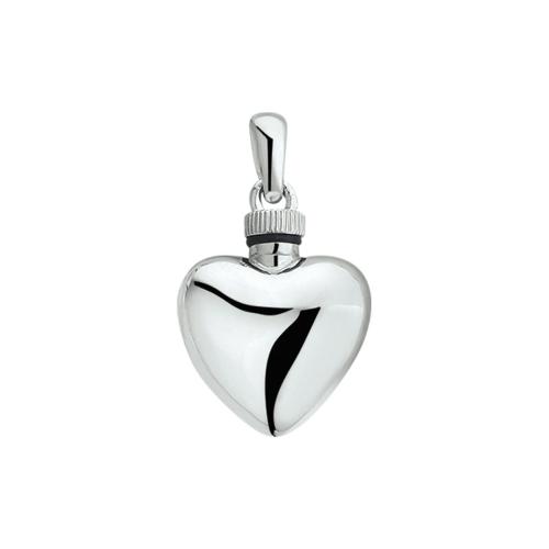 HC Urnhanger, zilver hart bol (17mm.) - 9923